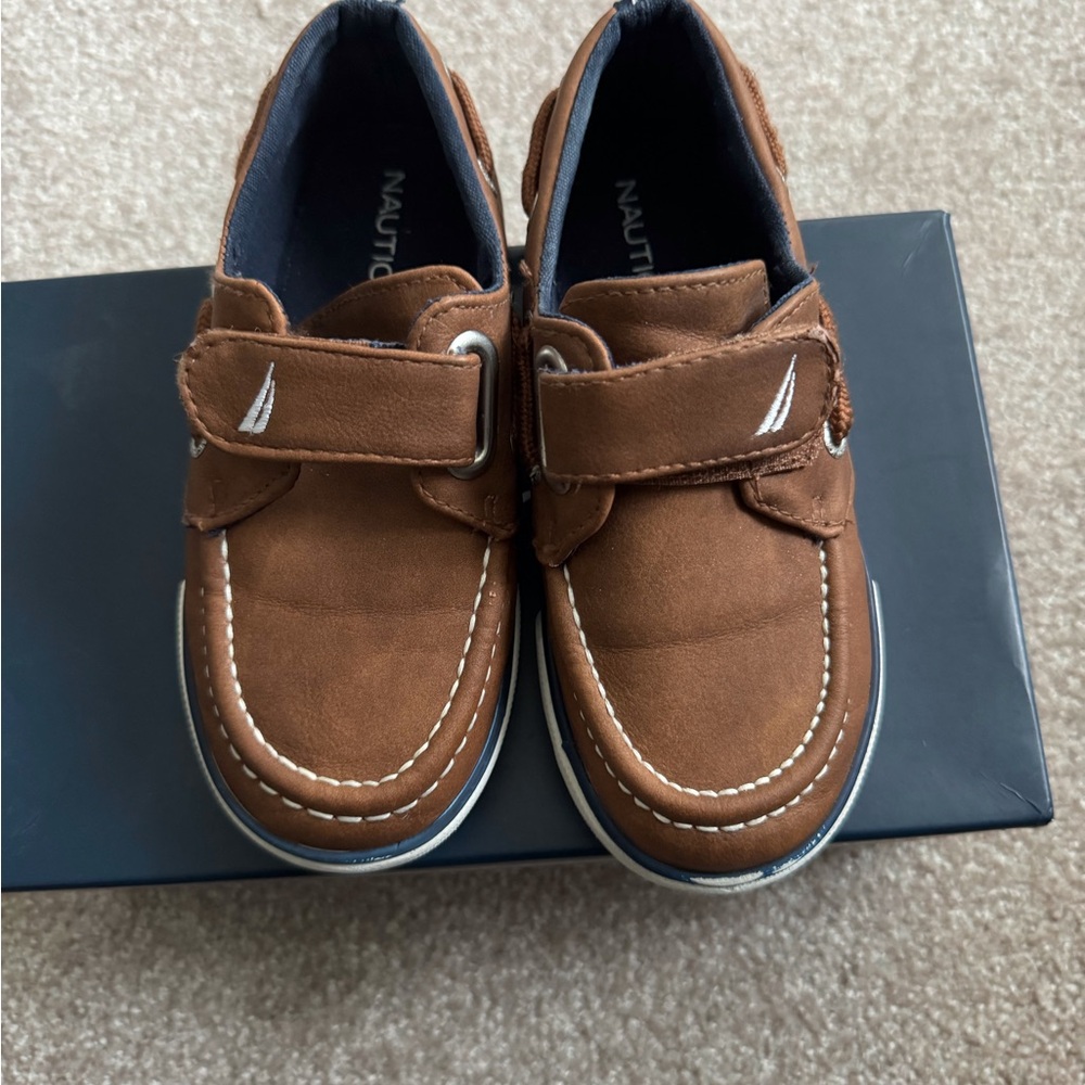 Nautica Kids Brown Boat Shoes